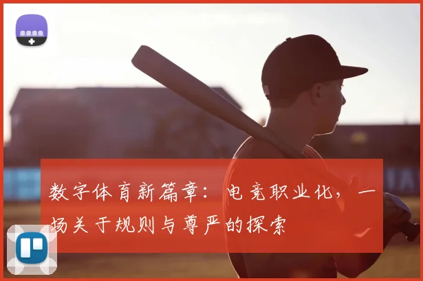 数字体育新篇章：电竞职业化，一场关于规则与尊严的探索