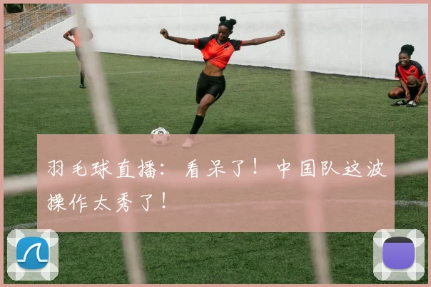 羽毛球直播:看呆了!中国队这波操作太秀了!
